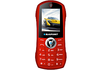 BLAUPUNKT CAR SingleSIM Piros Kártyafüggő Mobiltelefon + Yettel Feltöltőkártyás Expressz csomag