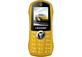 BLAUPUNKT CAR SingleSIM Sárga Kártyafüggő Mobiltelefon + Yettel Feltöltőkártyás Expressz csomag