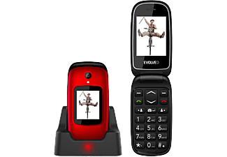 EVOLVEO EASYPHONE FD DualSIM Piros Kártyafüggetlen Mobiltelefon