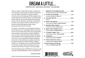 Cory Fulton, Champian Fulton - DREAM A LITTLE...  - (CD)