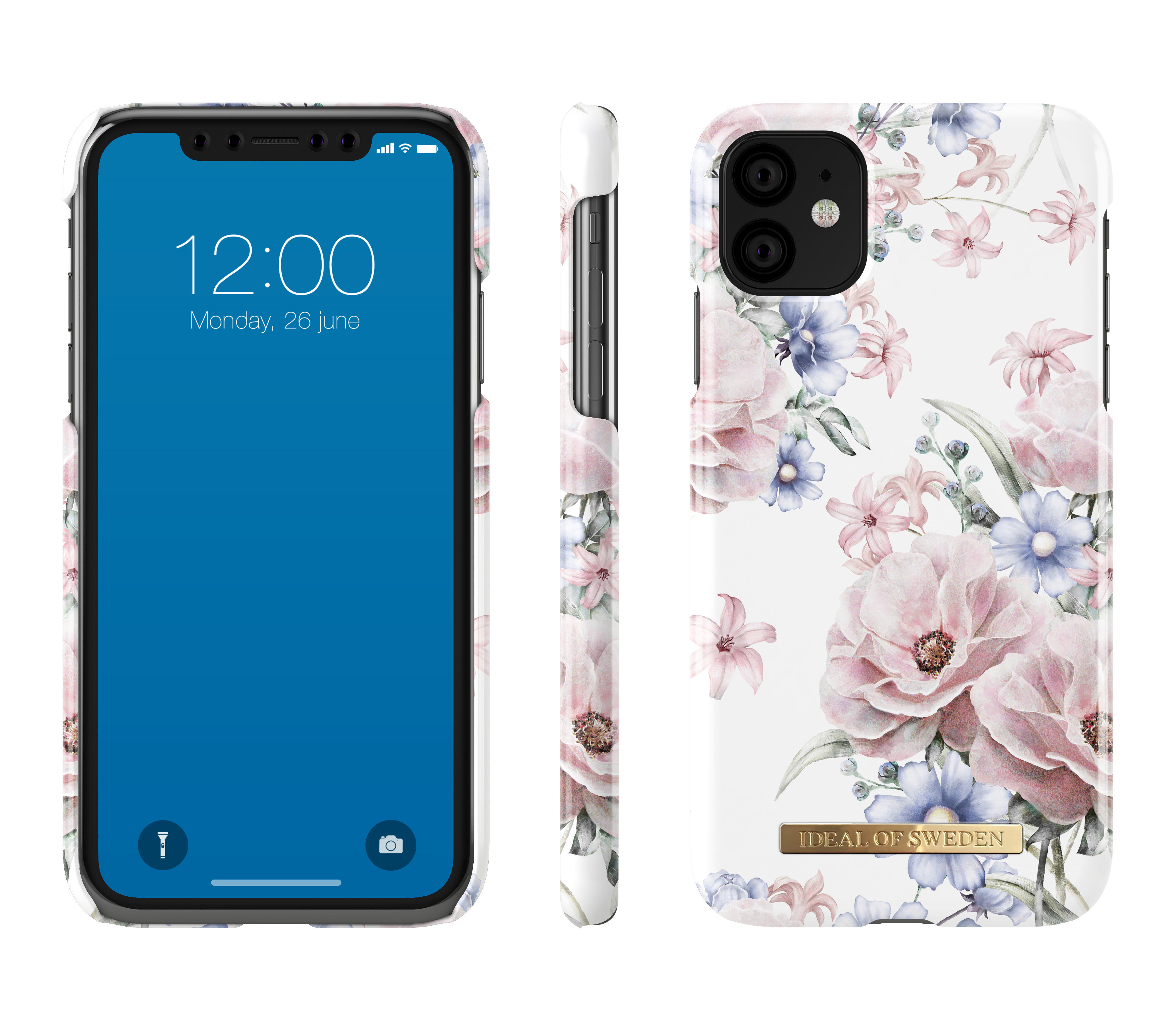 IDEAL OF SWEDEN Fashion, Backcover, Apple, iPhone 11, iPhone XR, Weiß/Rosa/Blau