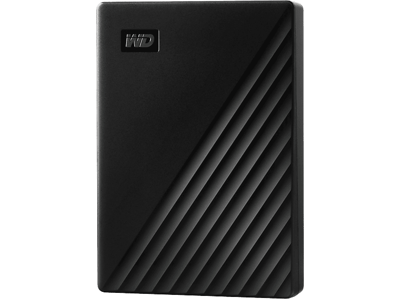 Western Digital Disque Dur Externe My Passport 2019 5tb Noir (wdbpkj0050bbk-wesn)