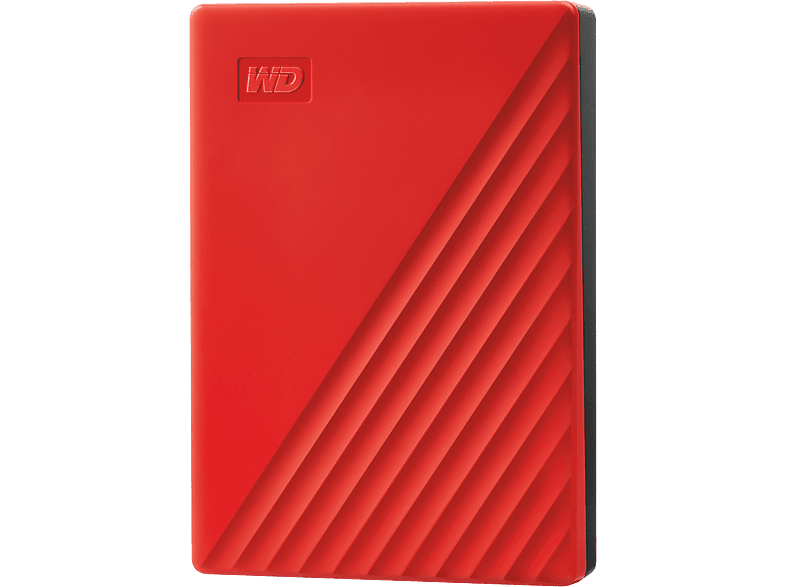 Western Digital Externe Harde Schijf My Passport 2019 4 Tb Rood (wdbpkj0040brd-wesn)