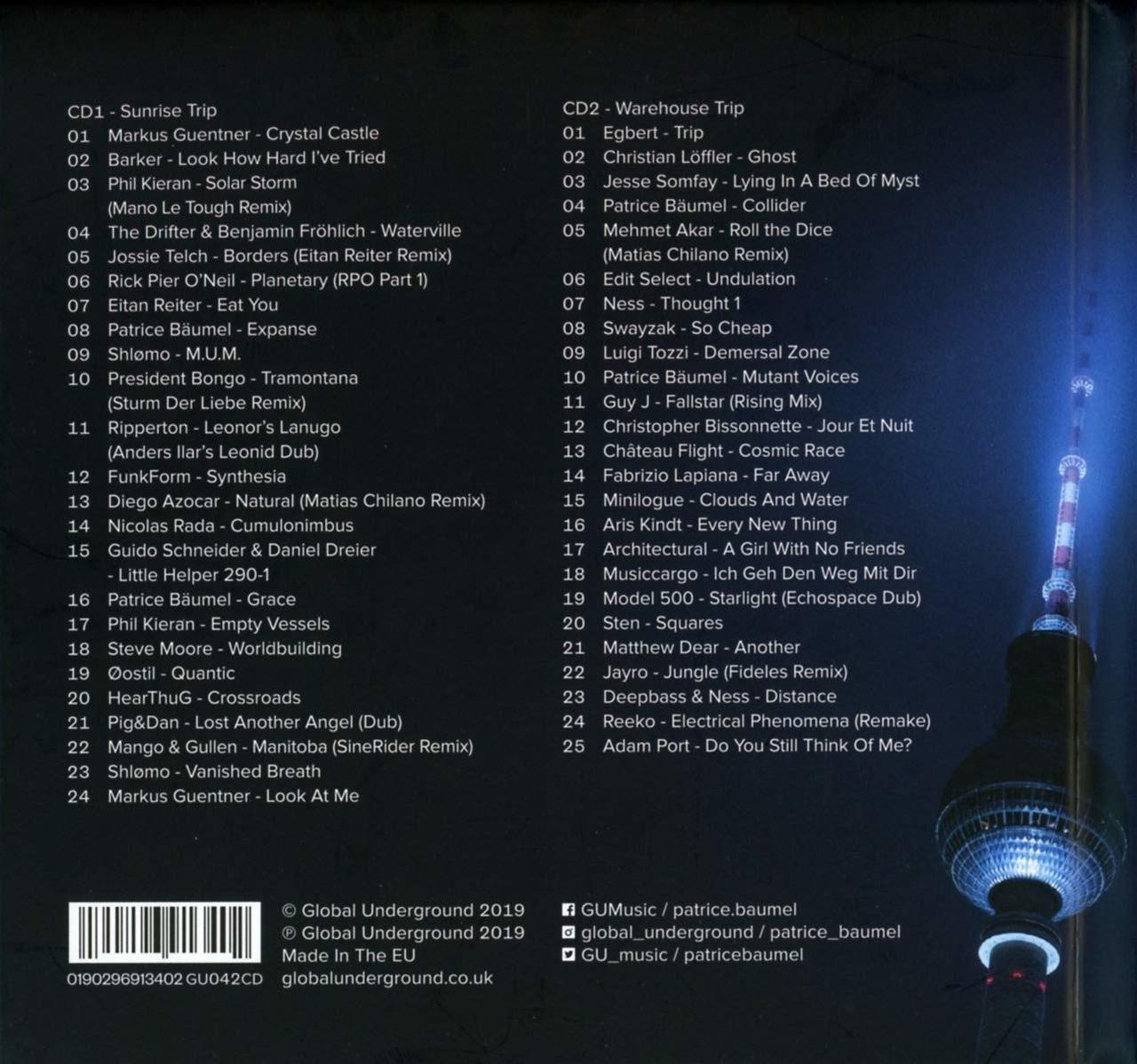Patrice Bäumel, VARIOUS - Global Underground #42:Patrice Bäumel-Berlin  - (CD)