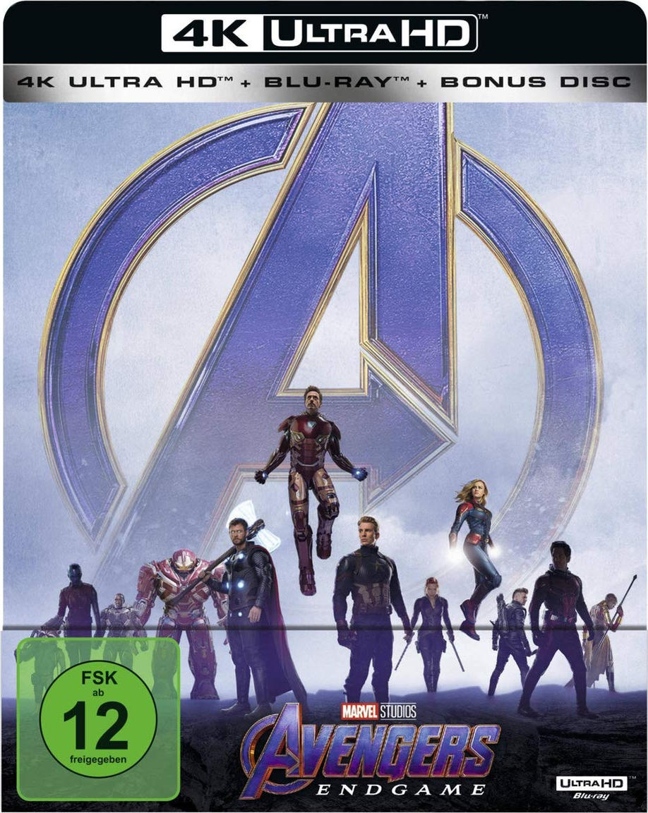 Avengers: Endgame (Limited Steel Edition) 4K Ultra HD Blu-ray + Blu-ray