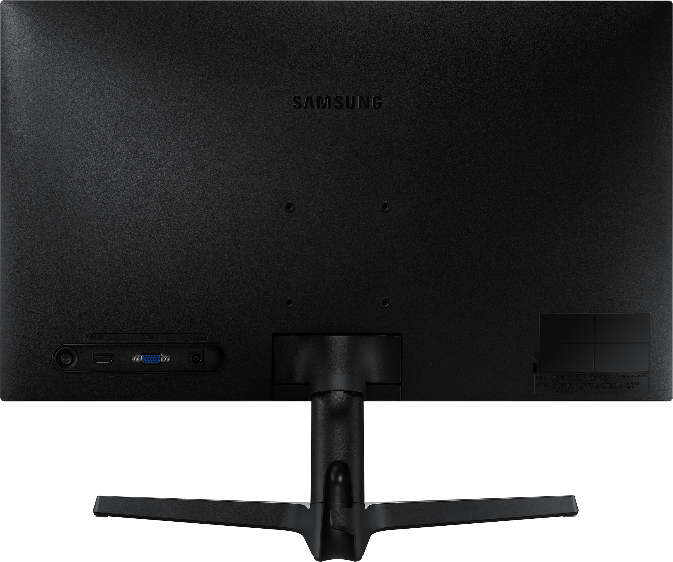 SAMSUNG LS24R358FHU - Monitor, 24 ", Full-HD, 75 Hz, Blau/Schwarz