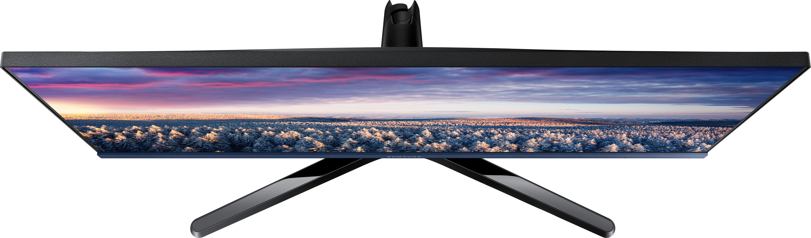 SAMSUNG LS24R358FHU - Monitor, 24 ", Full-HD, 75 Hz, Blau/Schwarz