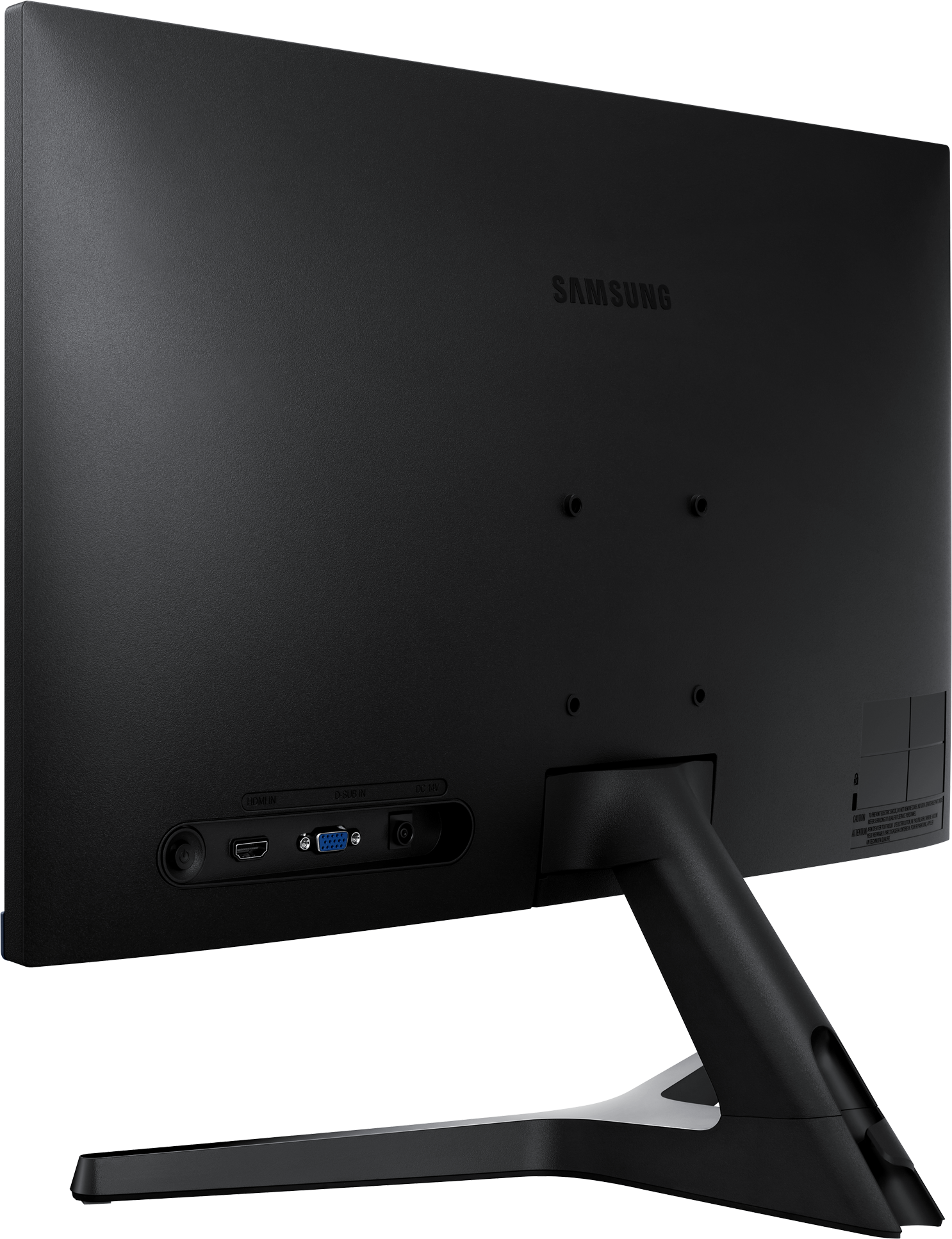 SAMSUNG LS24R358FHU - Monitor, 24 ", Full-HD, 75 Hz, Blau/Schwarz