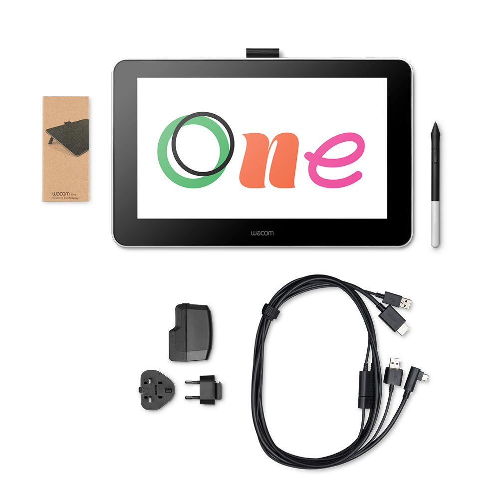 WACOM One 13 Grafiktablett, Weiß-Schwarz