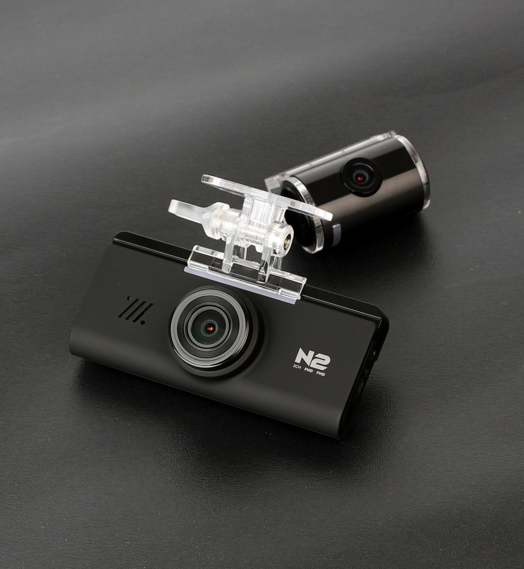 GNET N2 Full HD 2 Kameralı Wi-Fi Araç Kamerası Siyah