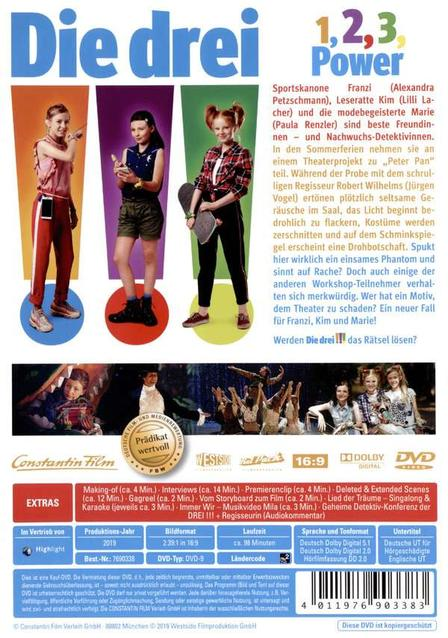 DVD-Cover: drei Mädchen mit Skateboards, Text.
