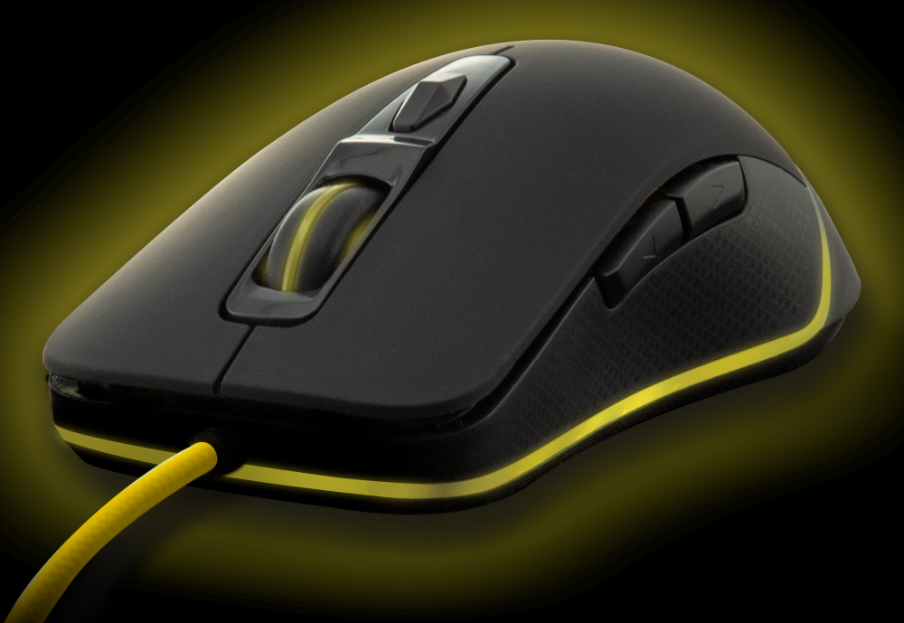 ISY Souris gamer Yellow LED Illumination (IGM-1000)