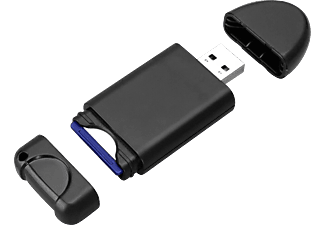 ISY Kaartlezer 8-in-1 USB 3.0 Zwart (ICR-130)