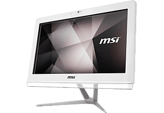 MSI PRO 20EXTS 8GL-052XEU, All-in-One PC mit 19,5 Zoll Display, Intel® Celeron® Prozessor, 8 GB RAM, 256 GB SSD, Intel® UHD-Grafik 600, Weiß