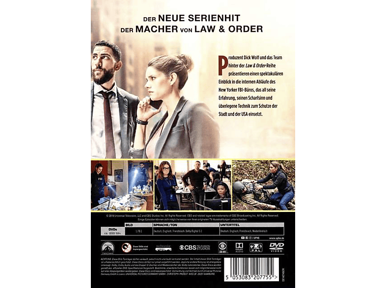 Thumbnail - FBI-Staffel 1 DVD