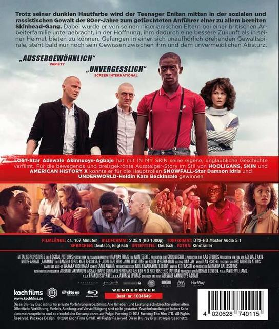In my Skin Blu-ray