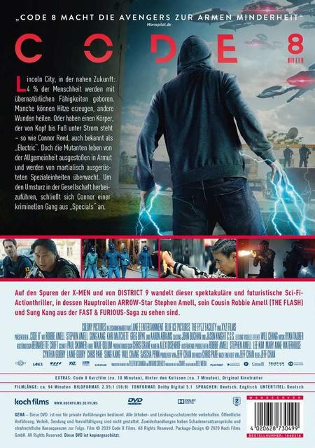 CODE 8 DVD