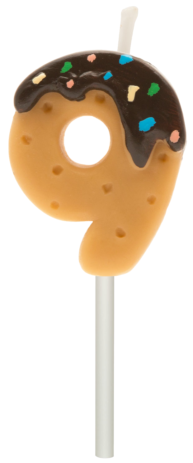 FAMILY PARTY 57504-9 Gyertya - Számsütemény 9