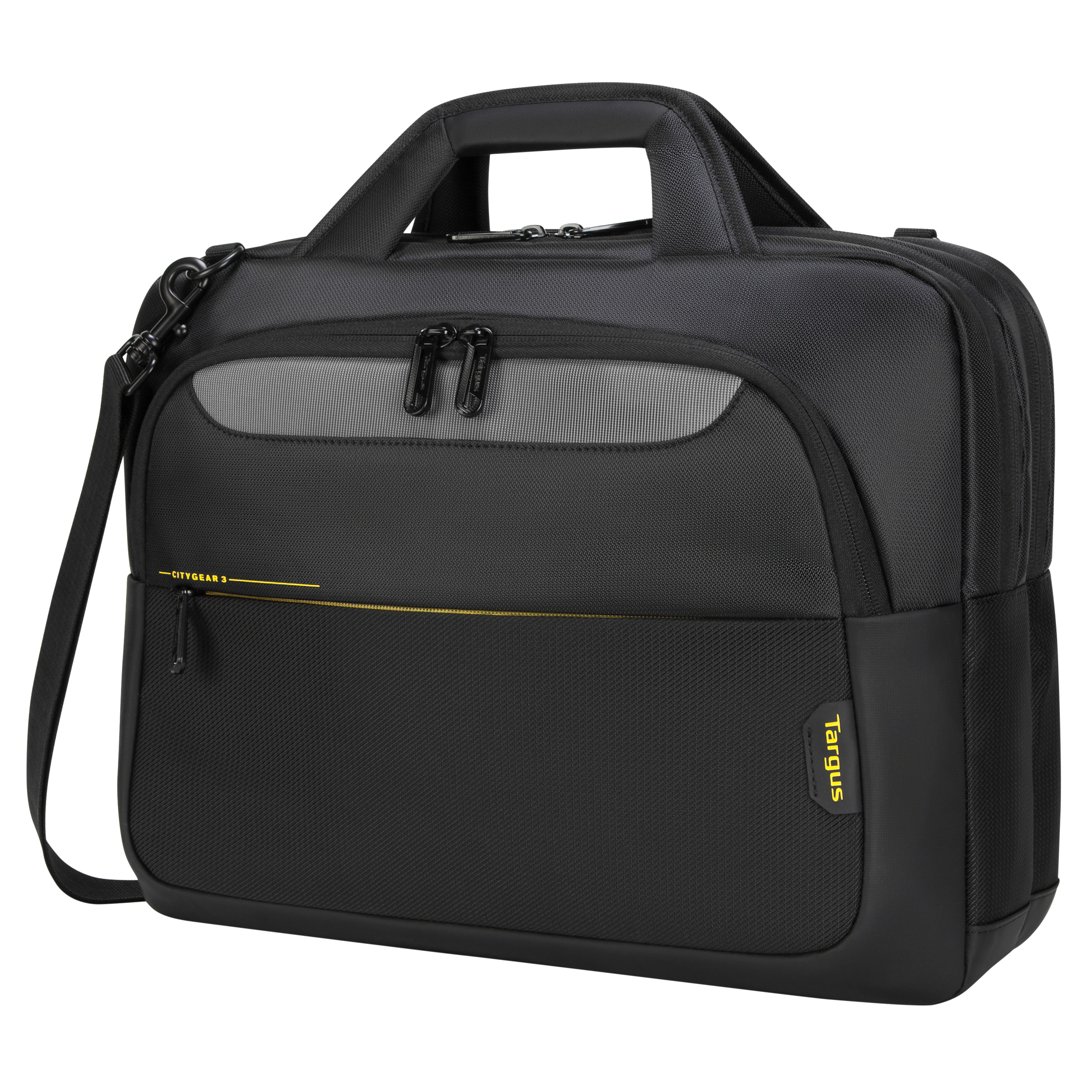 TARGUS TCG470GL CityGear Topload Notebook-Tasche Notebooktasche Aktentasche für Universal Polyester/PU, Schwarz