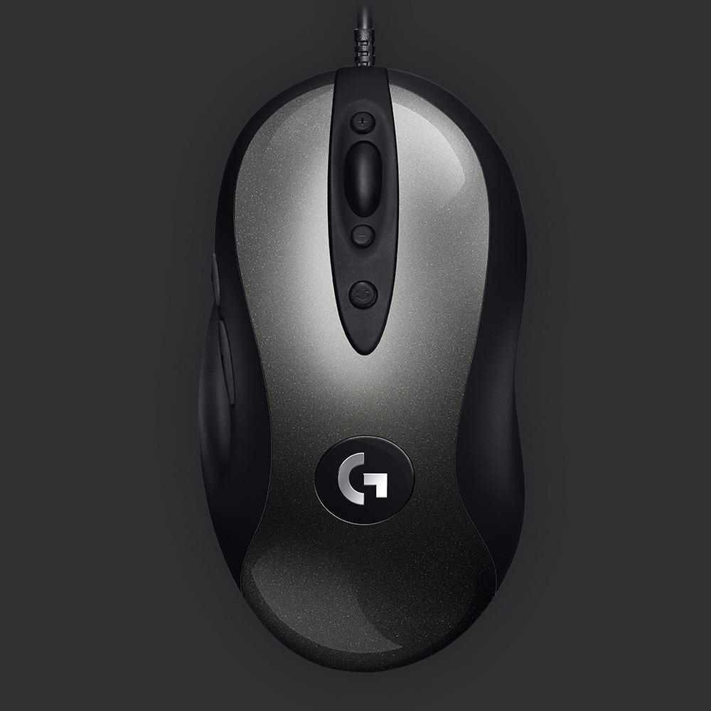 LOGITECH MX 518 Gaming Maus, Grau/Schwarz
