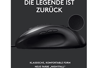 LOGITECH MX 518 Gaming Maus, Grau/Schwarz