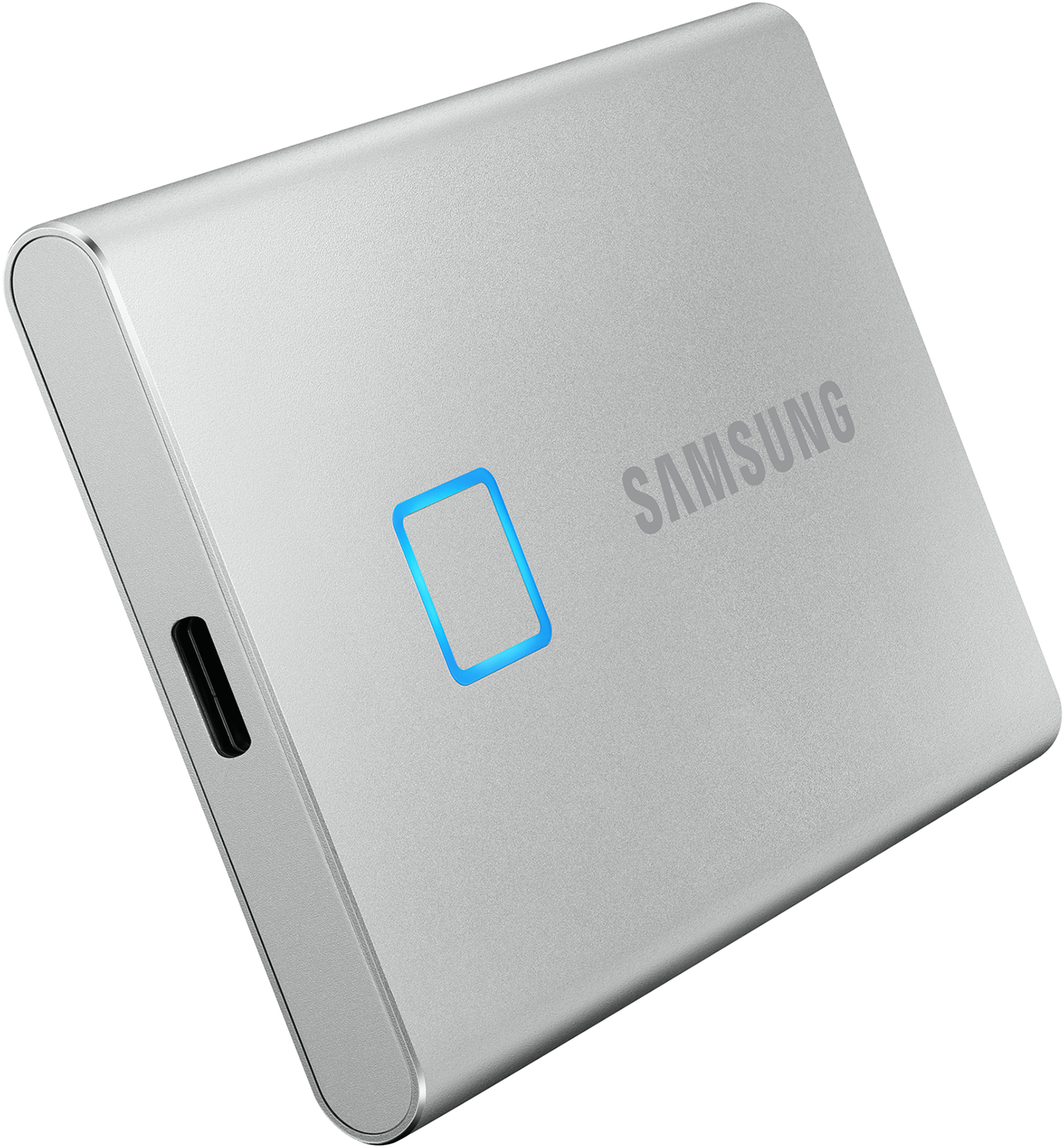 SAMSUNG Disque dur externe Portable SSD T7 Touch 500 GB Argenté (MU-PC500S/WW)
