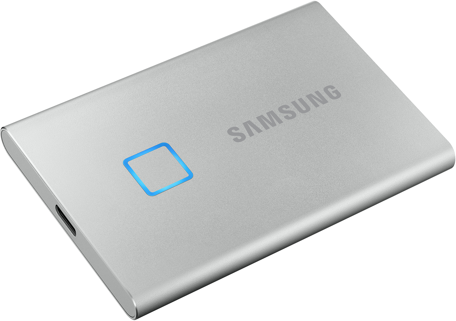 SAMSUNG Disque dur externe Portable SSD T7 Touch 500 GB Argenté (MU-PC500S/WW)