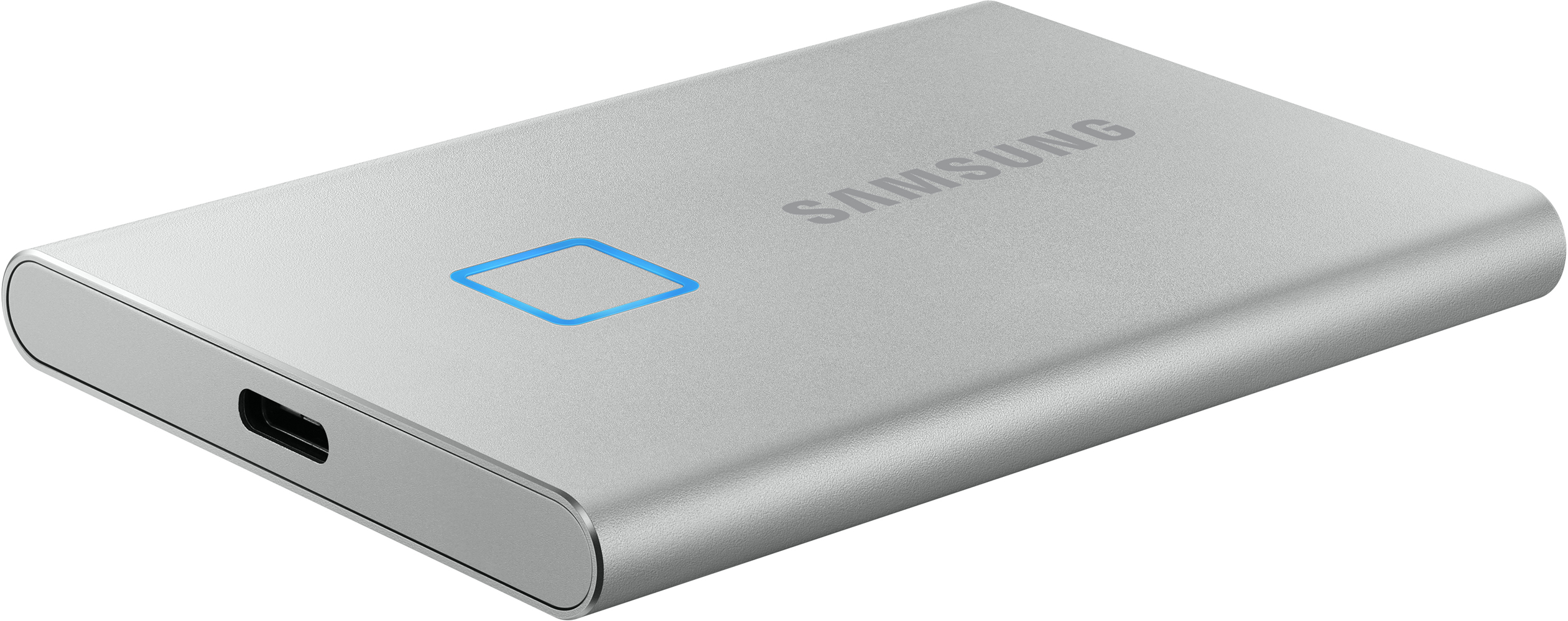 SAMSUNG Disque dur externe Portable SSD T7 Touch 500 GB Argenté (MU-PC500S/WW)