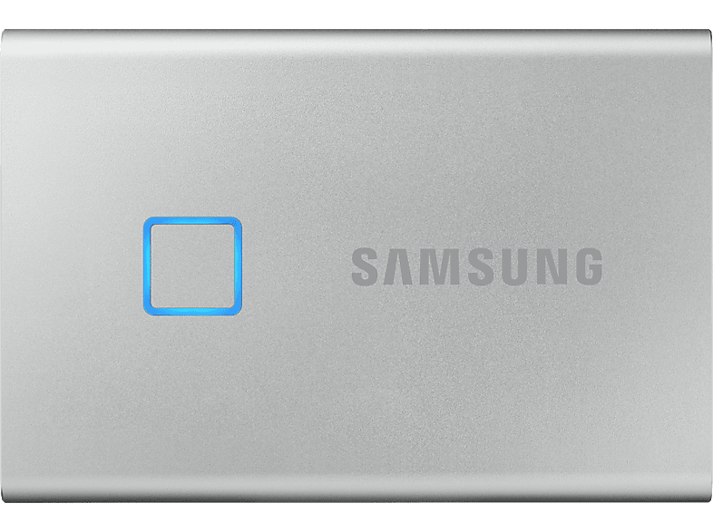 SAMSUNG Disque dur externe Portable SSD T7 Touch 500 GB Argenté (MU-PC500S/WW)