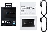 SAMSUNG SSD Portable T7 Touch - 2TB - Zwart