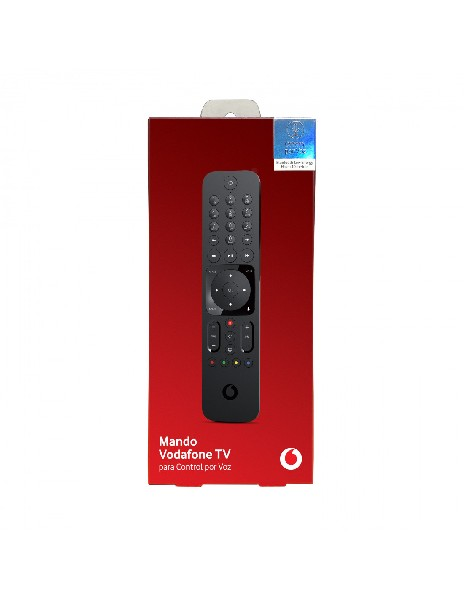 Mando Universal - Vodafone TV, Control por voz, Bluetooth, Negro