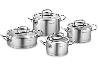 KORKMAZ A1147 Proline 8 Parça Tencere Seti Inox