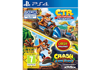 Crash Team Racing Nitro Fueled + Crash Bandicoot N. Sane Trilogy Spielepaket - PlayStation 4 - Tedesco