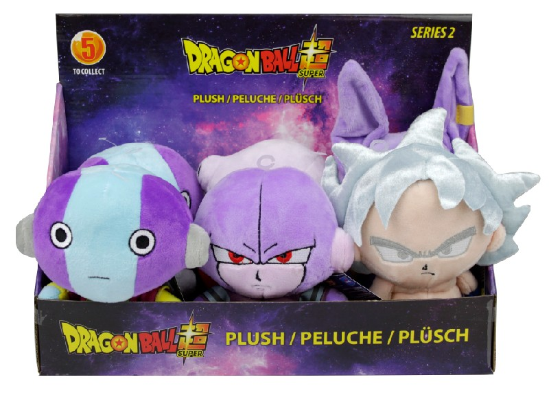 Peluche - Yamato Dragon Ball Super: Zeno Sama, Lord Bills, Hit, Jiren y Goku (Modelo aleatorio), 1 unidad