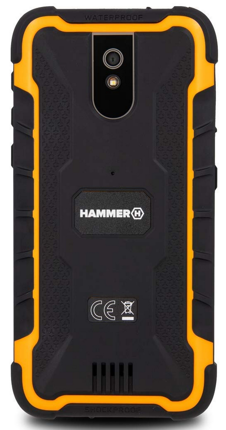 Hammer Active 2, Naranja, 16 GB, 2 GB RAM, 5" HD, Quad-Core, 5000 mAh, Android