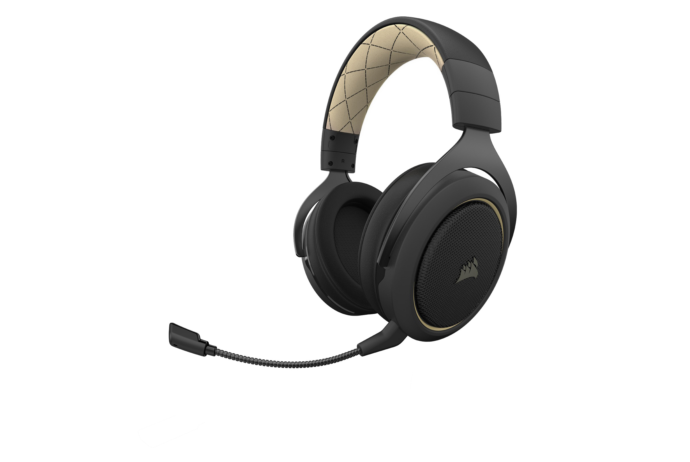 CORSAIR HS70 Pro Wireless, Over-ear Gaming Headset Creme