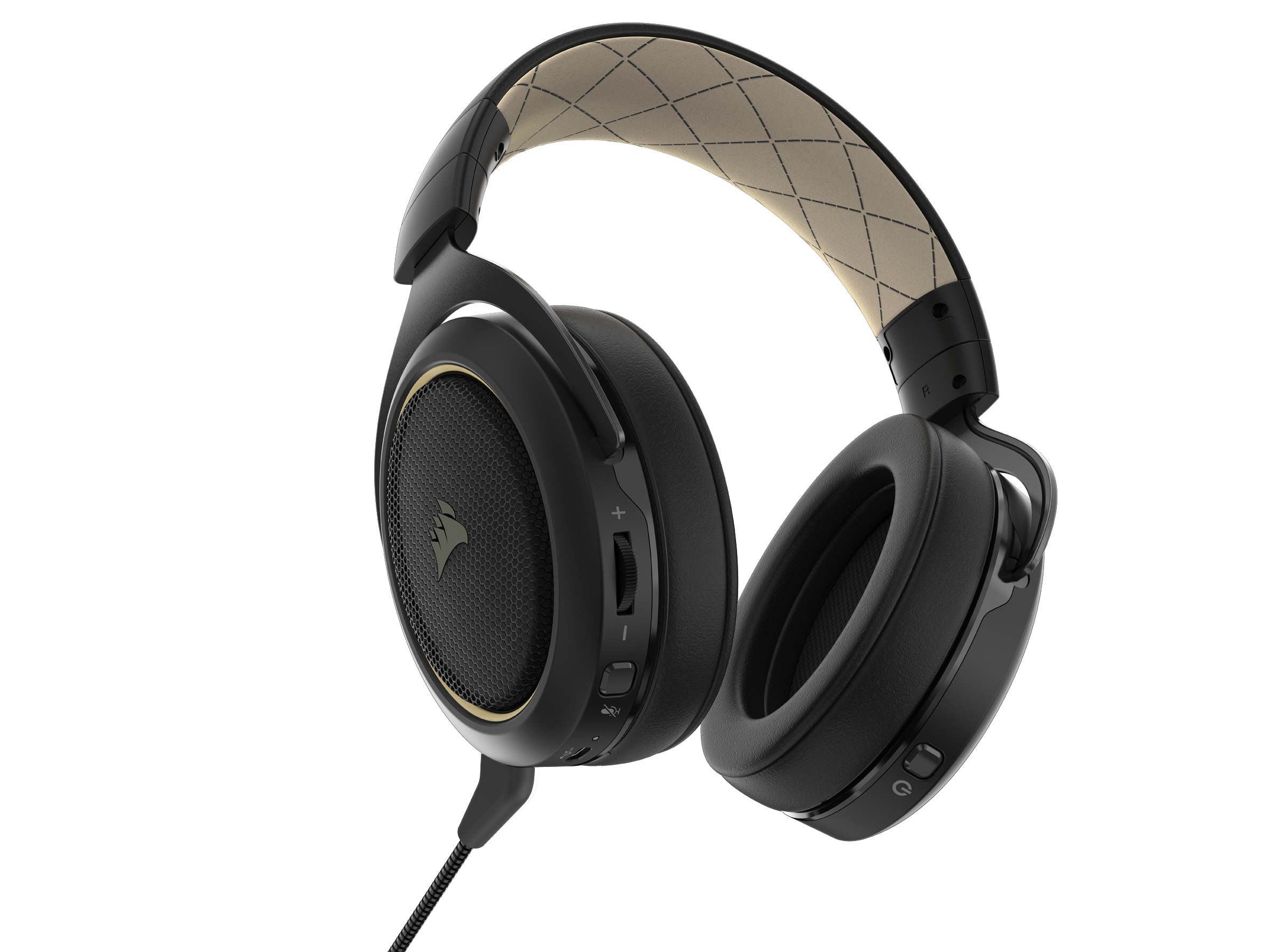 CORSAIR HS70 Pro Wireless, Over-ear Gaming Headset Creme