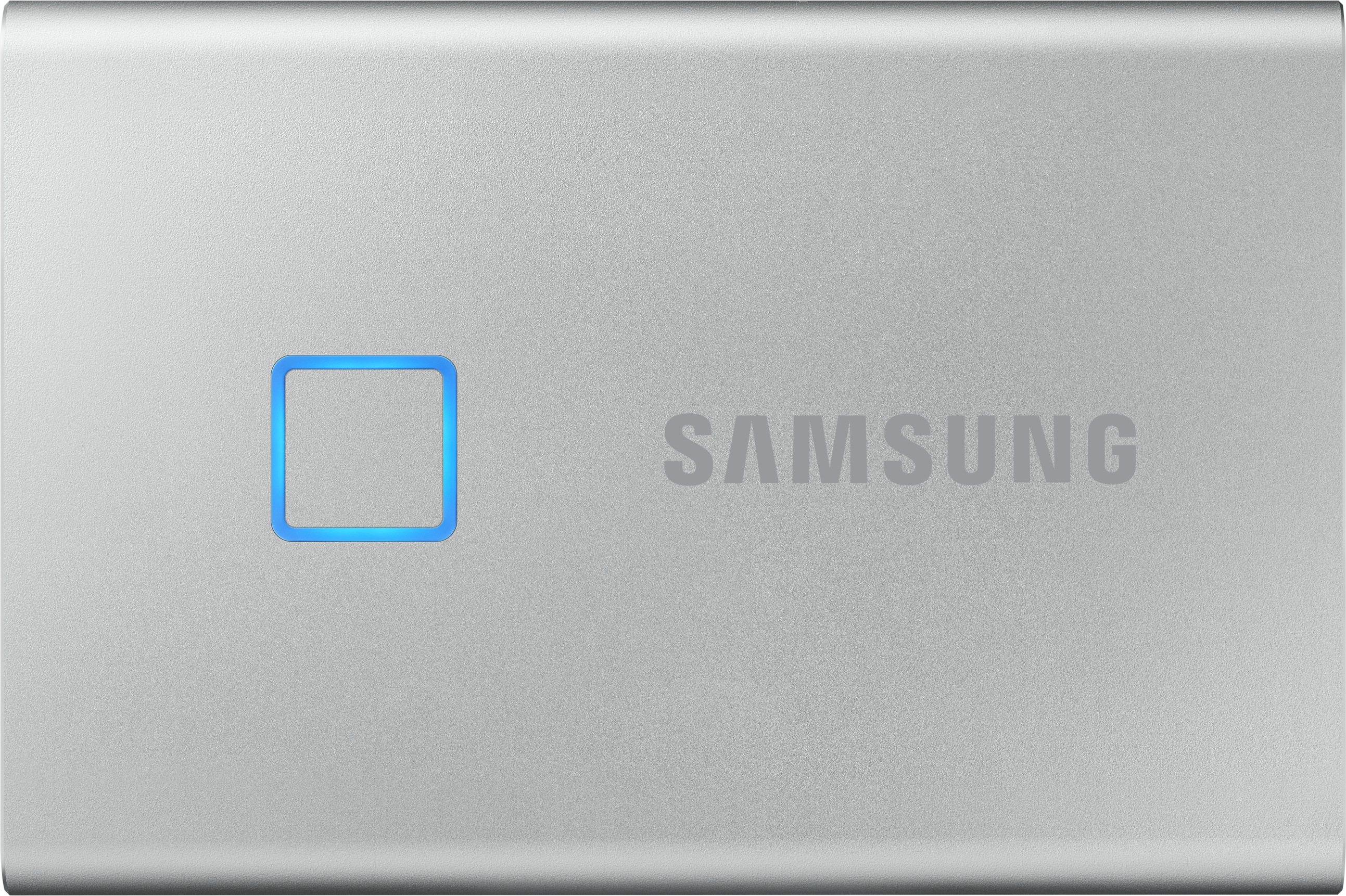 SAMSUNG Portable SSD T7 Touch - Festplatte (SSD, 500 GB, Silber)