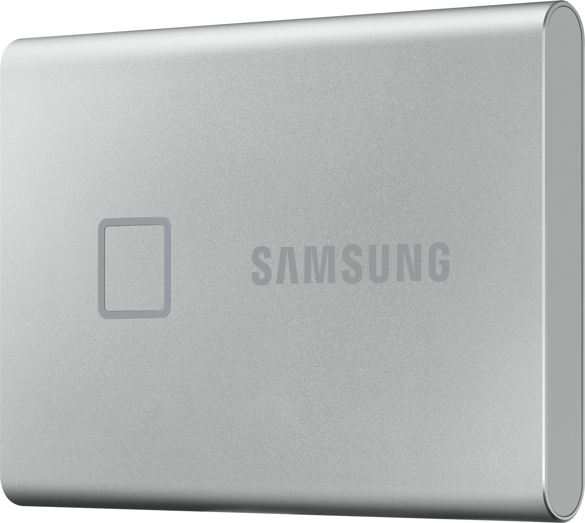 SAMSUNG Portable SSD T7 Touch - Festplatte (SSD, 500 GB, Silber)
