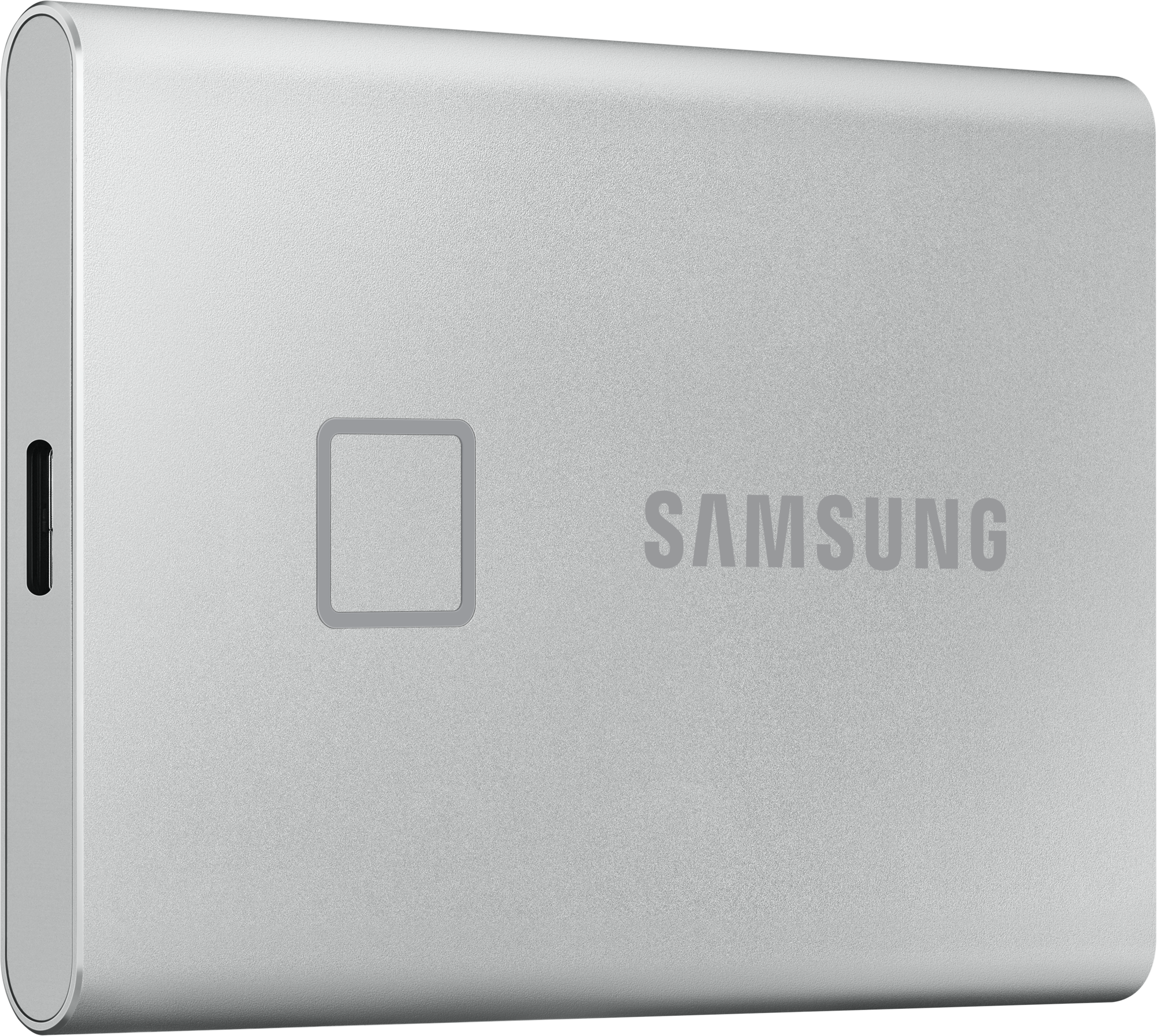 SAMSUNG Portable SSD T7 Touch - Festplatte (SSD, 500 GB, Silber)