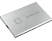 SAMSUNG Portable SSD T7 Touch - Festplatte (SSD, 500 GB, Silber)