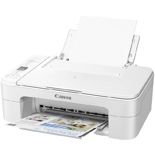 Impresora multifunción - Canon PIXMA TS3351, Wi-fi, Inyección de tinta, 7.7 ipm, Blanco