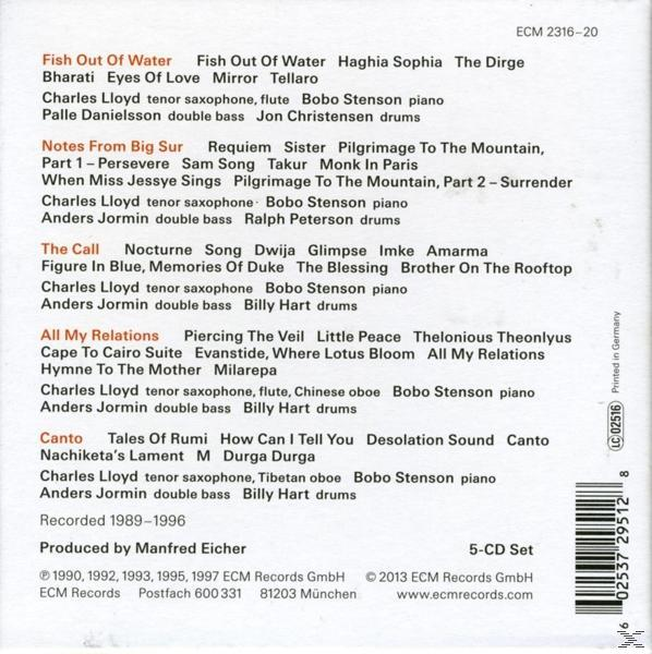 Charles Lloyd - Quartets  - (CD)
