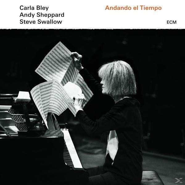 Albumcover. Eine Frau hält Noten. Der Titel lautet 'Andando el Tiempo'.