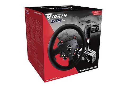 Pack gaming - Thrustmaster Rally Wheel Add-On Sparco R383 Mod, Volante, Freno de mano, Para PC, PS4, Xbox One