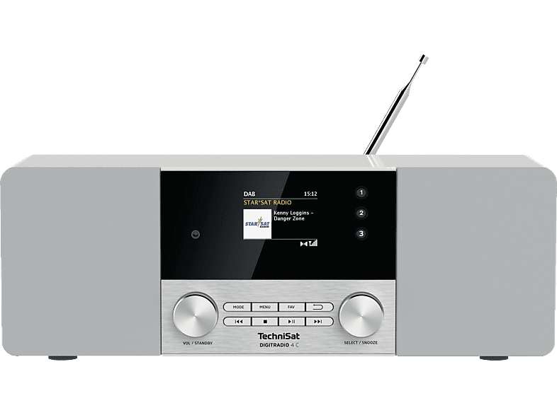 Radio, Weiß DAB+ DIGITRADIO 4 Bluetooth, TECHNISAT DAB+, C