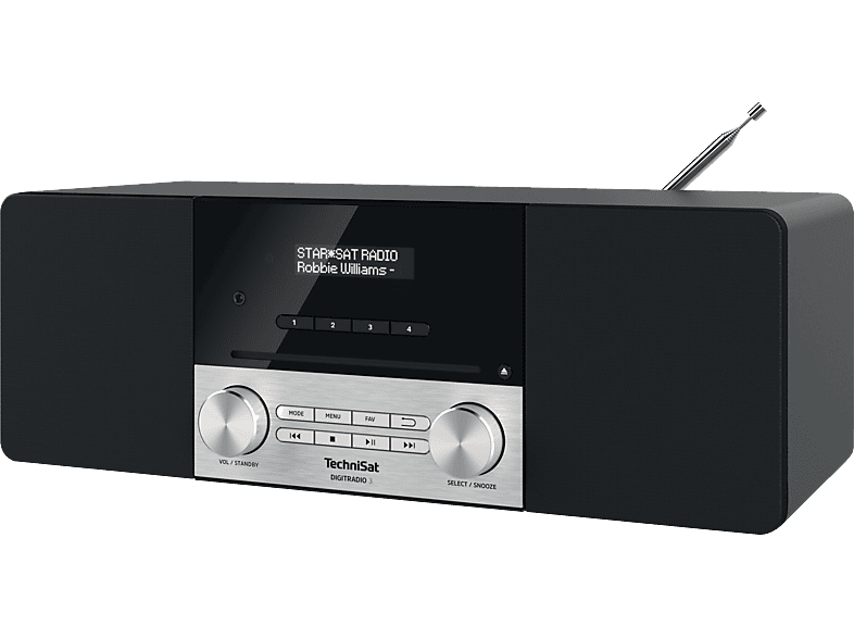 Thumbnail - TECHNISAT DIGITRADIO 3 DAB+ Radio, DAB+, Bluetooth, Schwarz/Silber