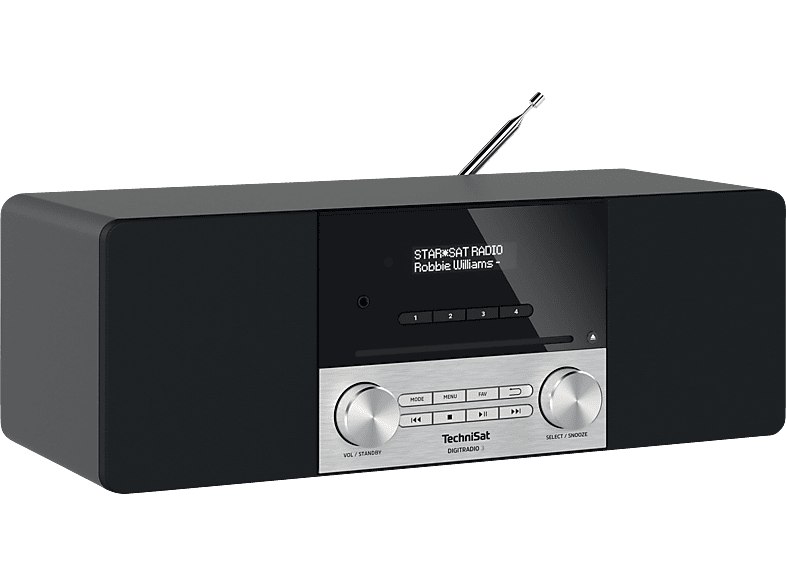 TECHNISAT DIGITRADIO 3 DAB+ Radio, DAB+, Bluetooth, Schwarz/Silber DAB+  Radio in Schwarz/Silber kaufen | SATURN