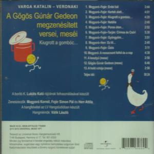 CD tok hátulja magyar nyelvű számlistával. Egy liba és egy fazék rajza látható.