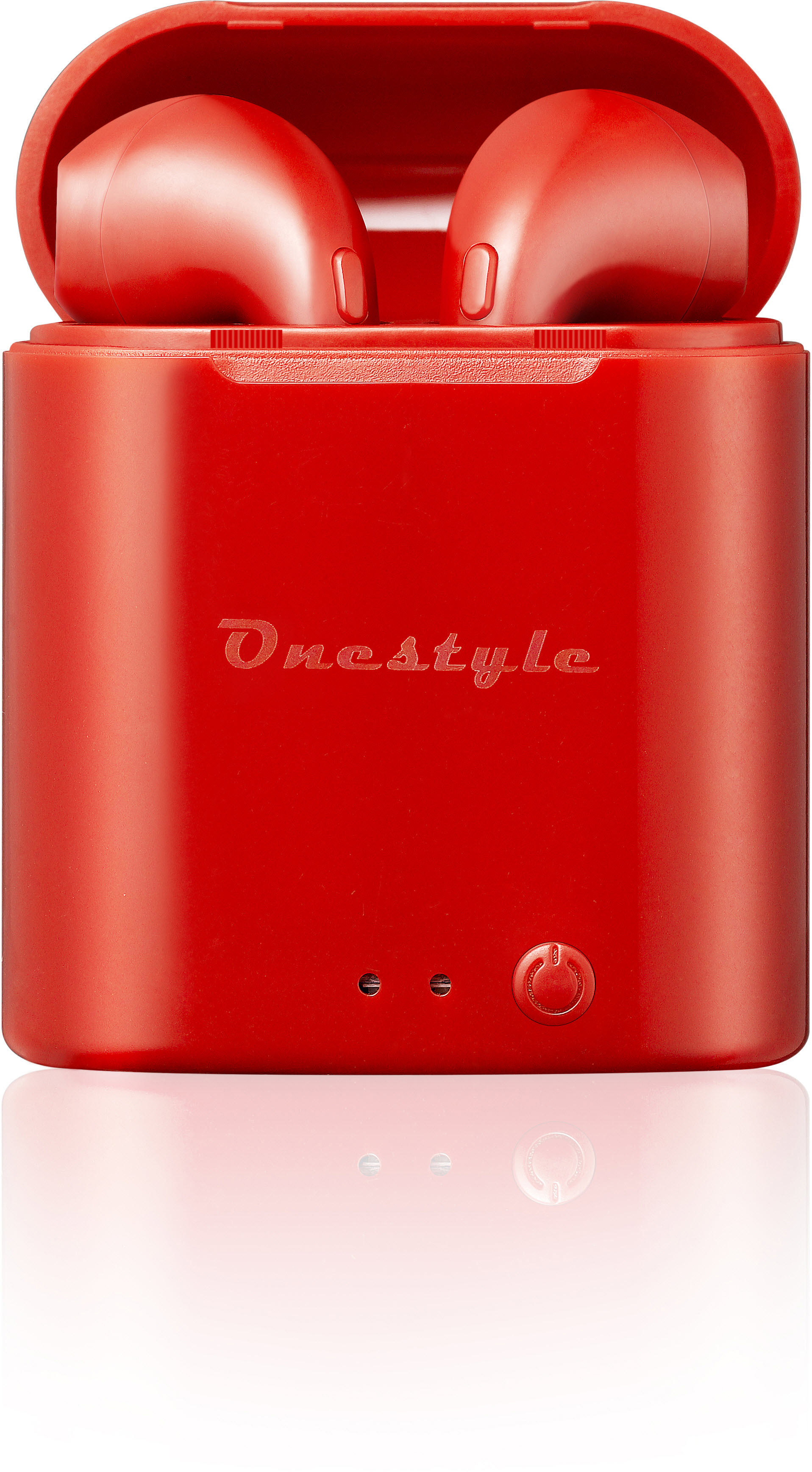 ONESTYLE Onestyle TWS-BT-V7, In-ear Kopfhörer Bluetooth Rot